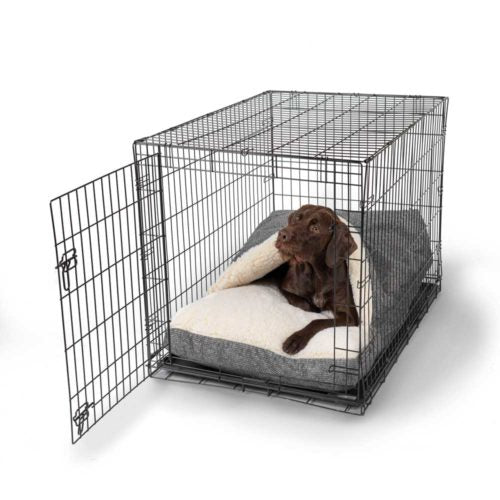 Cozy Cave Dog Crate Bed - Soft Washable Pet Bed for Small Medium Dogs - Perfect for Crates, Kennels & Home Use