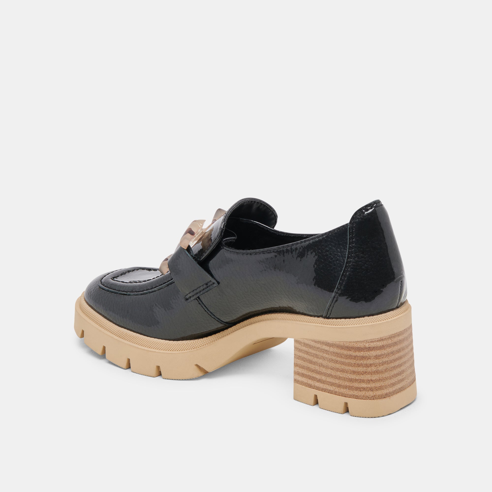 HAROLD HEELS - Women's Midnight Black Patent Leather High Heels for Parties, Weddings & Evening Events