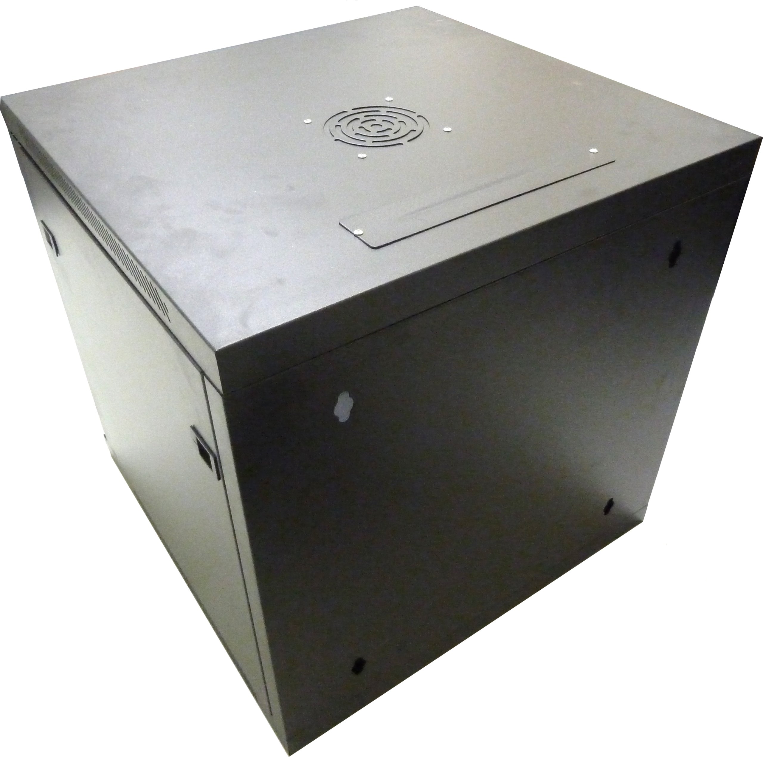 12U 450mm Black Wall Mount Network Server Rack Cabinet - Perfect for Patch Panels, PDUs & LAN Switches - Ideal for Home Office, Data Centers & IT Closets