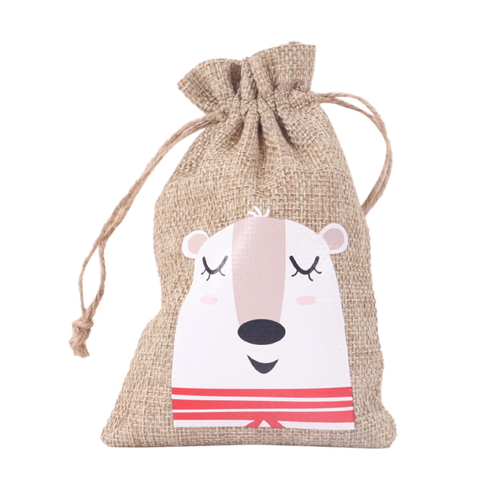 Premium Christmas Bronzing Treat Candy Drawstring Bags - Festive Holiday Party Favors & Gift Pouch for Candy, Snacks, and Small Gifts - Perfect for Christmas Parties, Stocking Stuffers, and Holiday Celebrations
