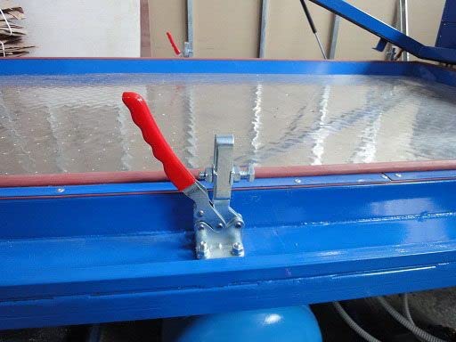 150LB FLNG Base U-Bar Low Profile Horizontal Toggle Clamp - Heavy Duty Workholding Solution for Woodworking, Metalworking & CNC Machining (Model 213-U)