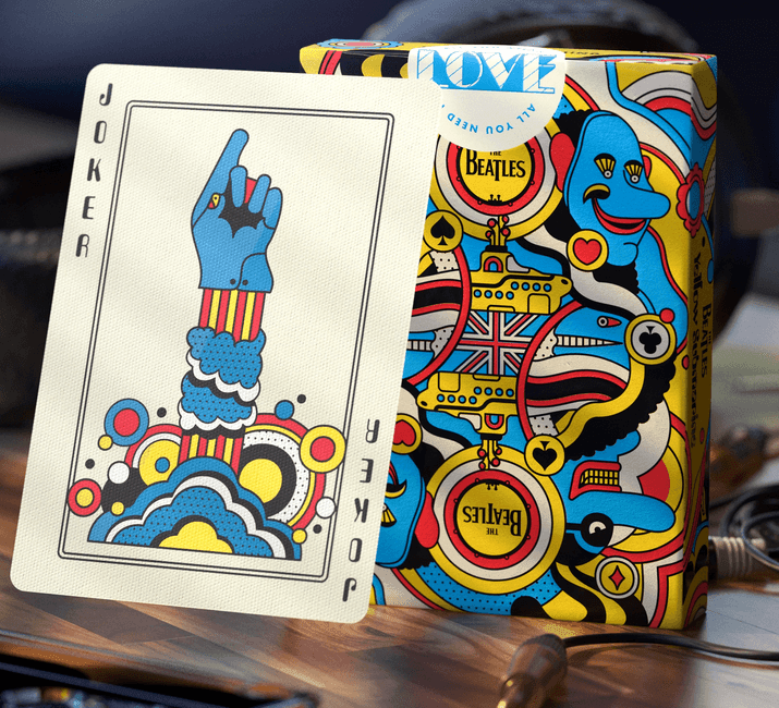 The Beatles Yellow Submarine Playing Cards - Premium Collectible Deck for Music Fans, Card Games, and Gift Ideas | Perfect for Parties, Magic Tricks, and Beatles Memorabilia Collections