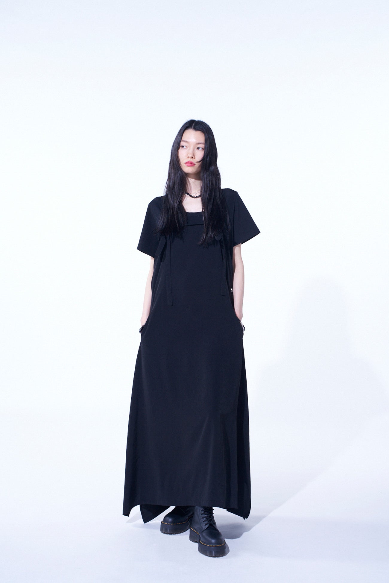 Crepe de Chine Salopette Skirt - Elegant Women's Jumper Dress for Casual & Formal Wear | Perfect for Office, Party & Everyday Outfits