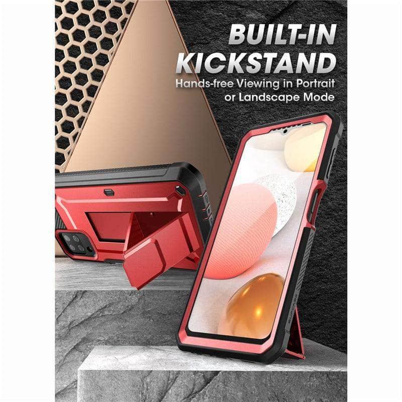 Samsung Galaxy A12 SUPCASE UB Pro Full Body Rugged Holster Case with Built-in Screen Protector - Shockproof Protective Cover for Outdoor Work, Construction & Active Lifestyle