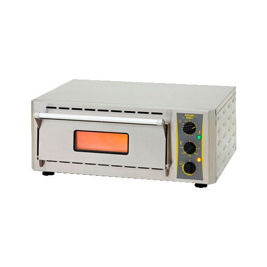 Equipex PZ430S Commercial Countertop Pizza Oven - 1 Deck Electric Pizza Maker, 120V 1800W for Restaurants, Pizzerias & Home Use - Perfect for Baking, Reheating & Serving Fresh Pizzas Quickly