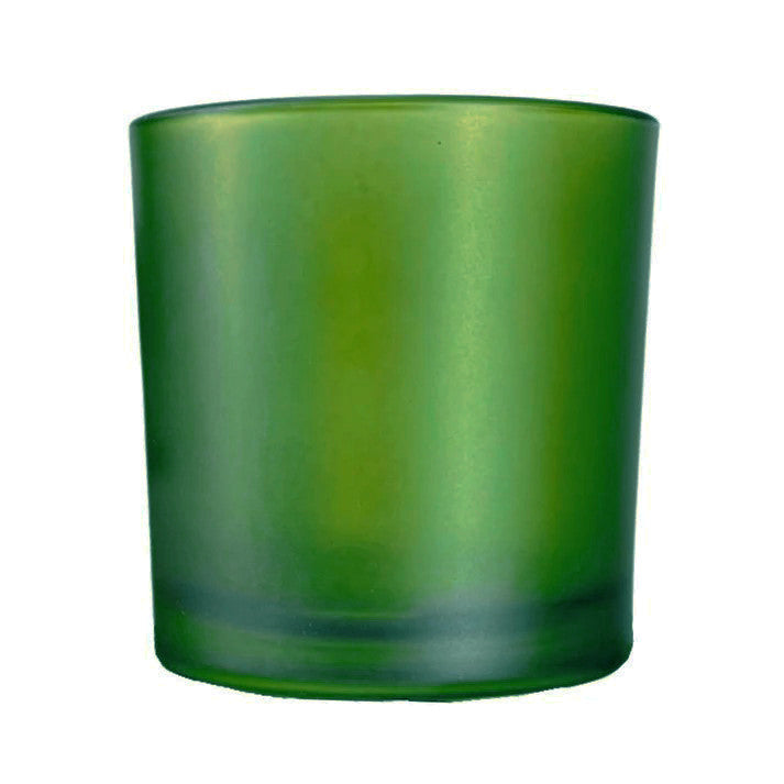 10 Pack Green Frosted Glass Votive Candle Holders - Elegant Table Centerpieces for Christmas, Wedding, Anniversary, Party & Home Decor - Perfect for Romantic Dinners, Holiday Decorations & Special Events