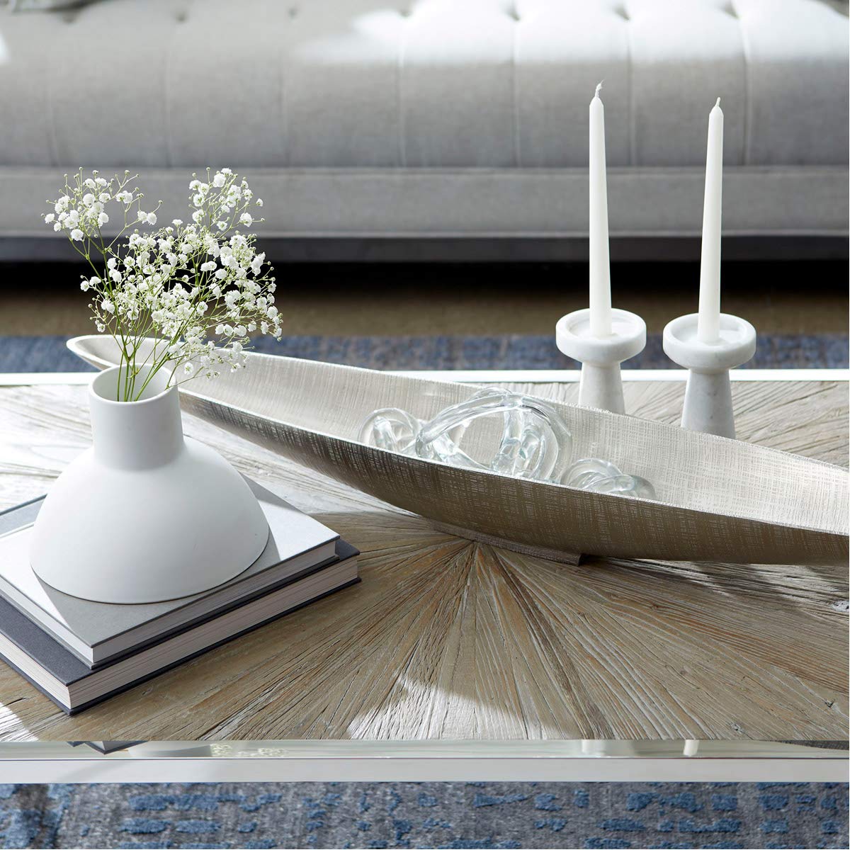Cyan Design 07056 Small Gondola Serving Tray - Elegant Decorative Tray for Dining, Kitchen, Coffee Table & Home Decor | Perfect for Entertaining, Displaying Treats or Organizing Essentials