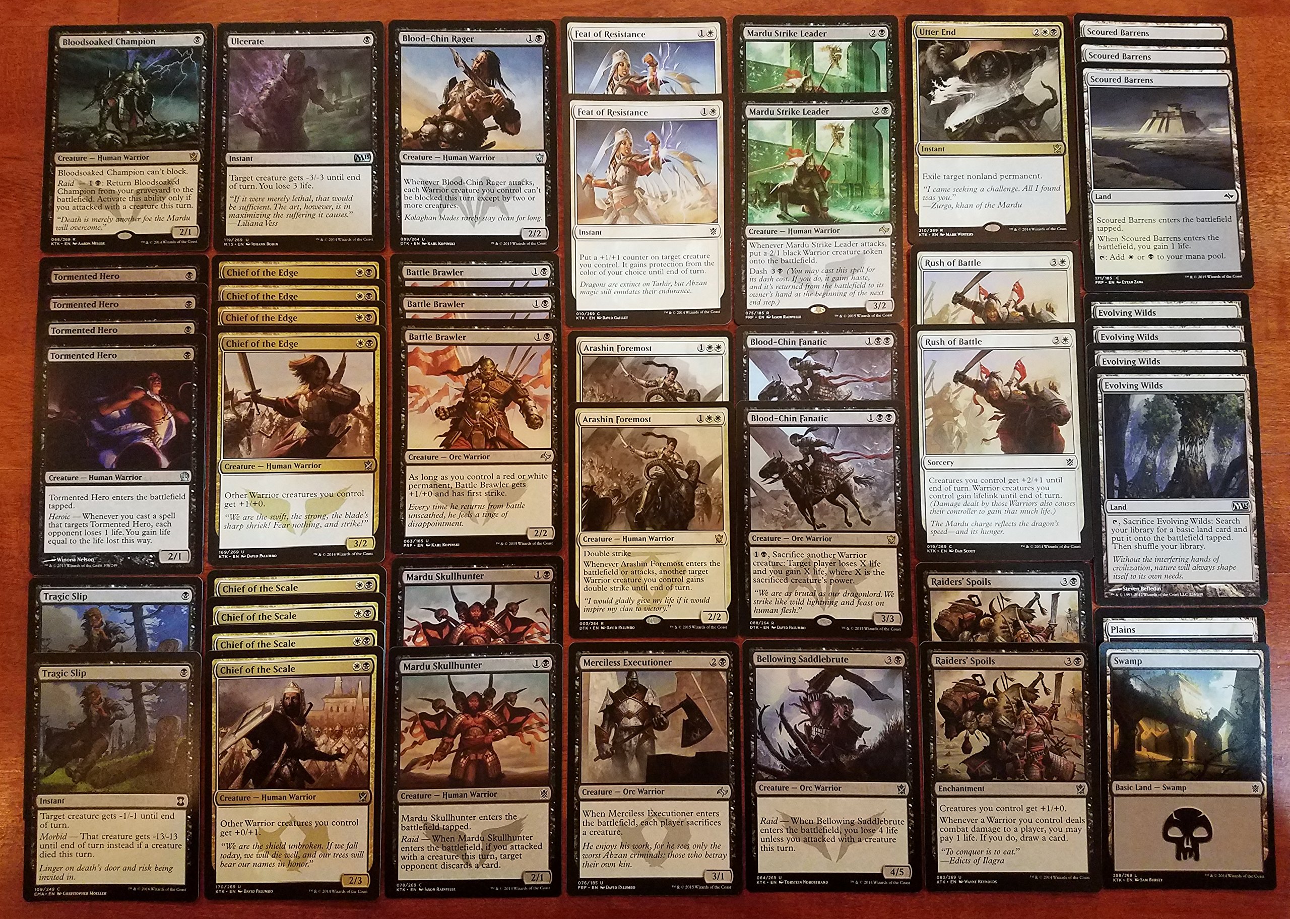 Magic: The Gathering Warrior Aggro Custom Deck - Powerful MTG Battle Deck for Competitive Play | Perfect for Tournaments & Casual Gaming