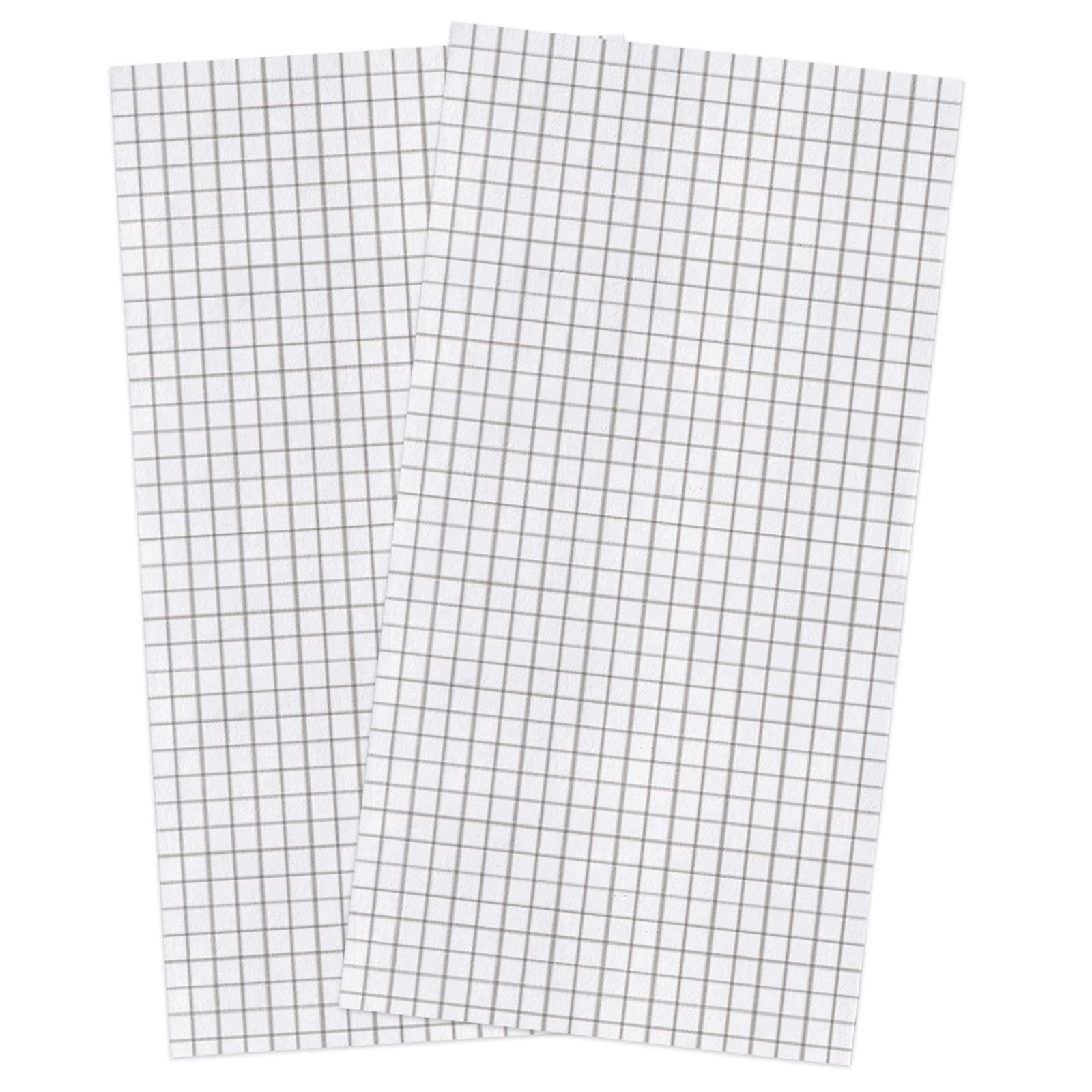 Premium Black & White Plaid Checkered Cotton Kitchen Towels - 16x28 Inches Soft Dish Cloths, Tea Towels & Hand Towels (2 Pack) - Perfect for Cooking, Cleaning & Bar Use