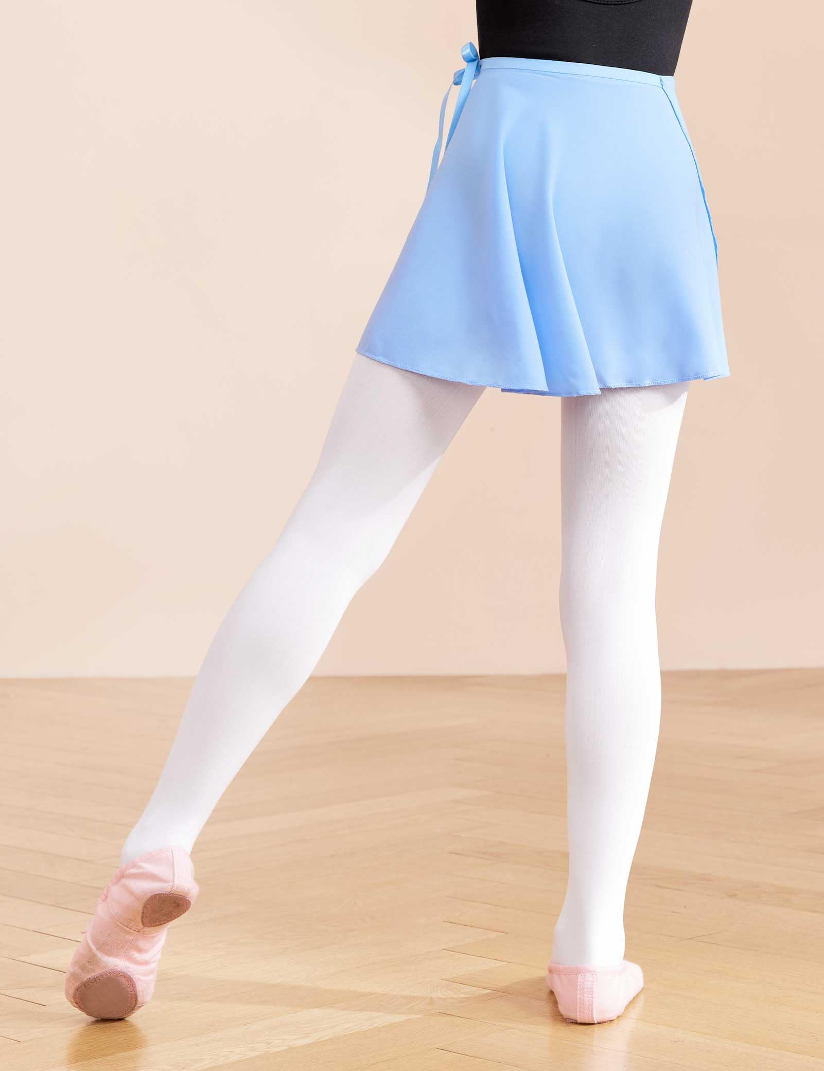 Girls Ballet Skirt - Chiffon Dance Wrap Skirt for Leotards & Tutus - Perfect for Ballet Class, Recitals & Dance Performances