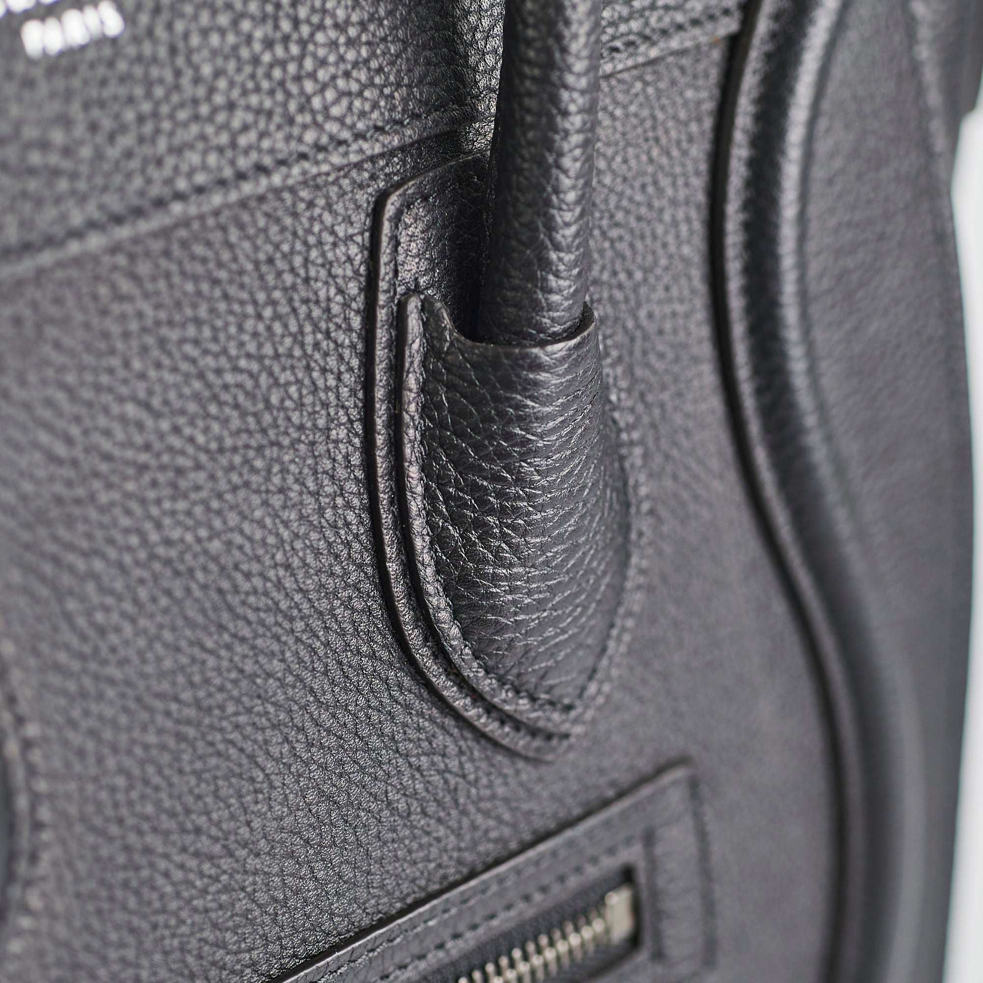 Celine Micro Luggage Handbag in Black - Stylish & Compact Tote for Women, Perfect for Work, Travel & Everyday Use