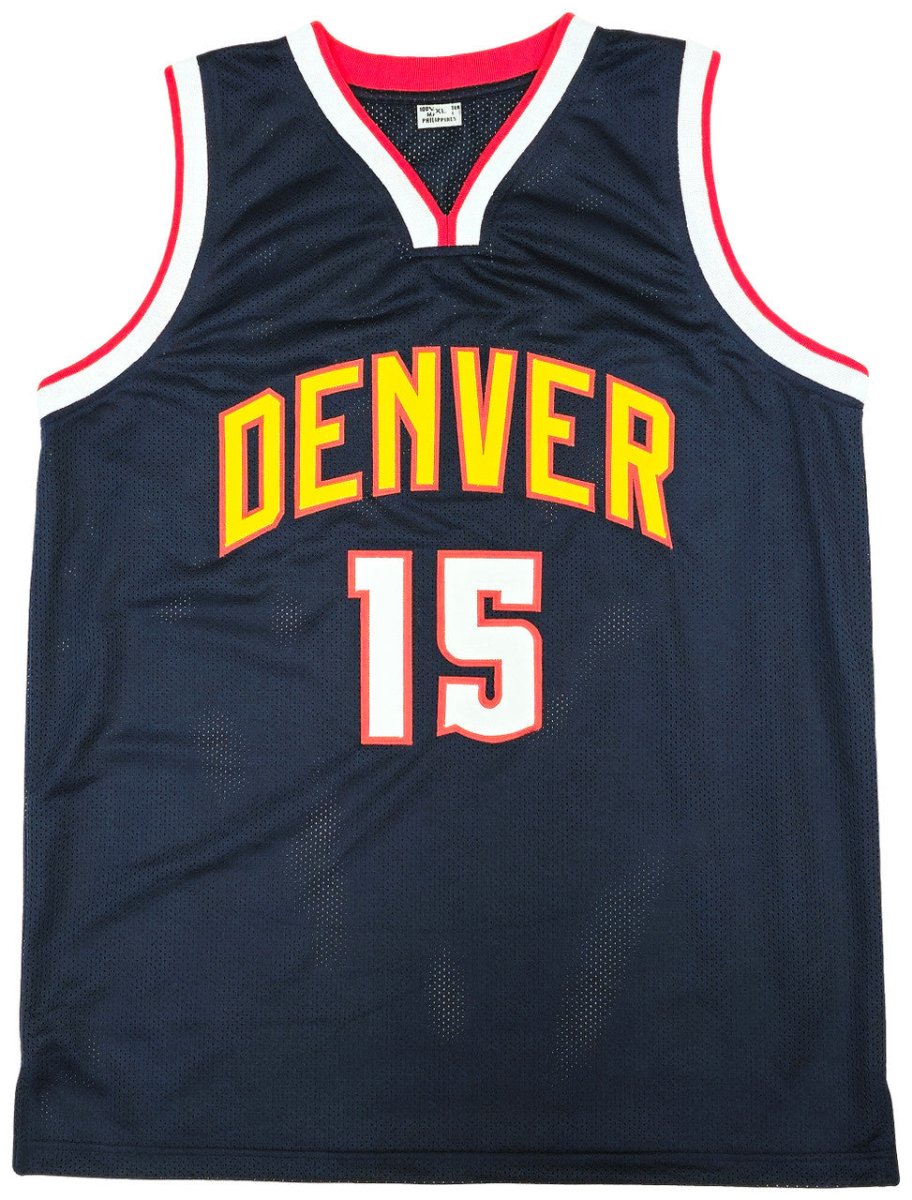 Authentic Nikola Jokic Denver Nuggets Signed Navy Blue Basketball Jersey with JSA COA - Perfect for NBA Collectors, Sports Memorabilia Fans & Game Day Outfits