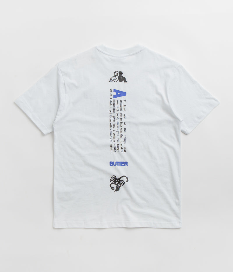 Butter Goods Certain Feeling T-Shirt - White | Comfortable Cotton Tee for Casual Wear & Street Style