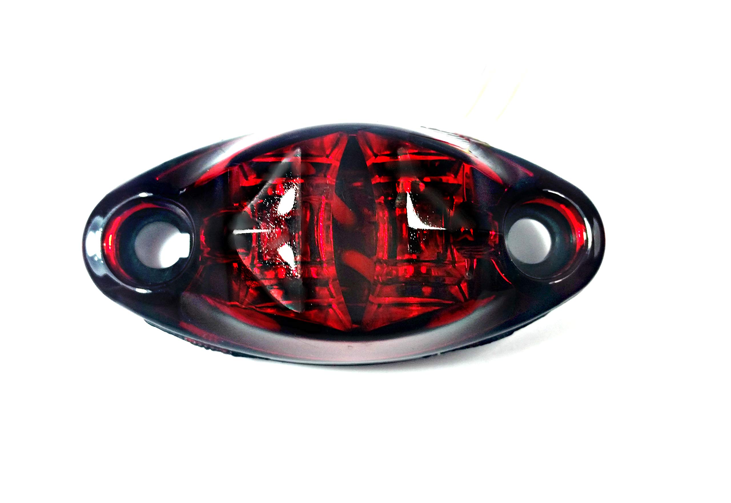 Kaper II L04-0037R Red LED Marker Light & Clearance Light - Heavy Duty Truck Trailer Safety Lights for Night Visibility & Road Compliance