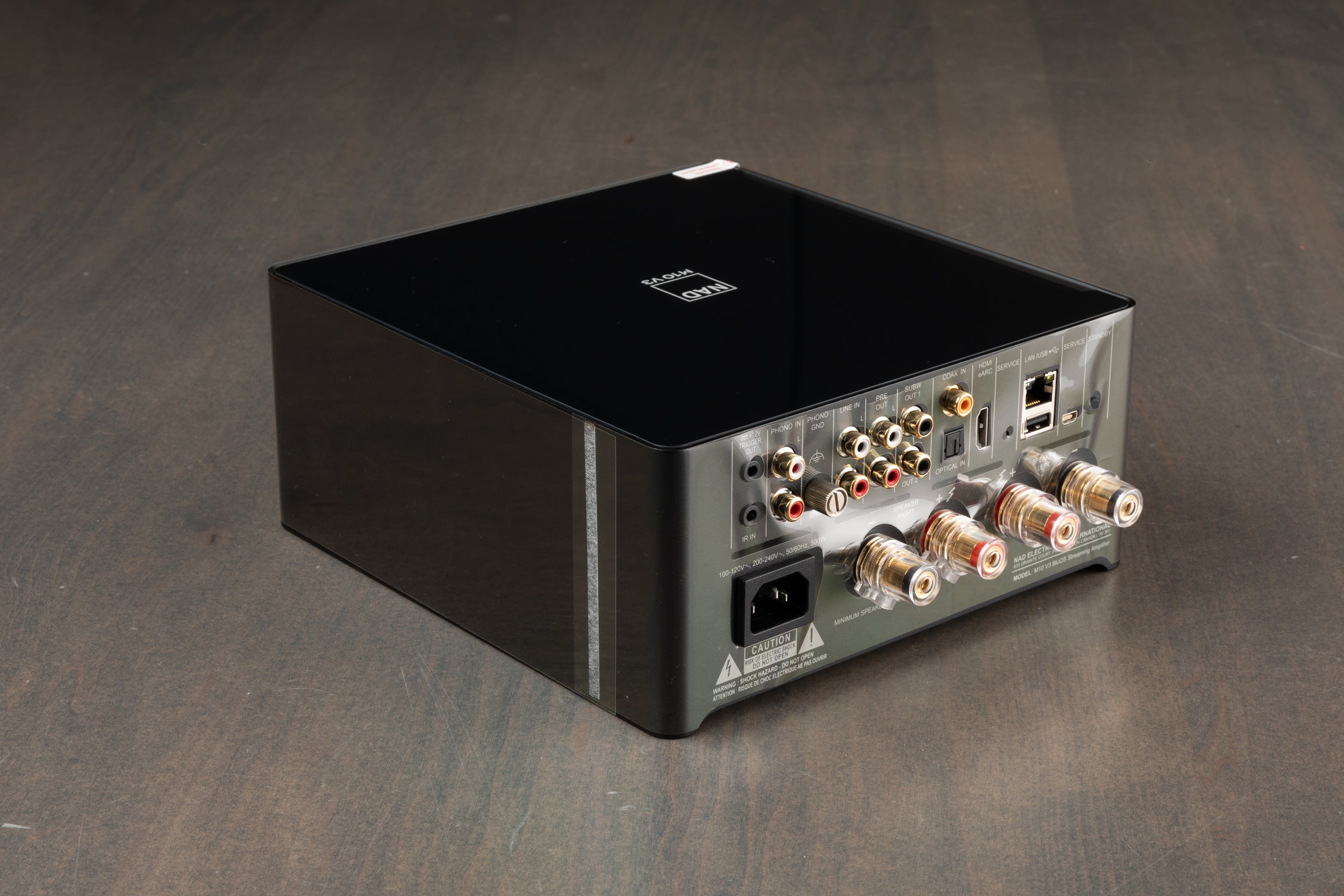 NAD M10 V3 BluOS Streaming Amplifier - HiFi Wireless Audio System for Home Theater & Music Streaming | Perfect for Living Room & Home Entertainment Setup