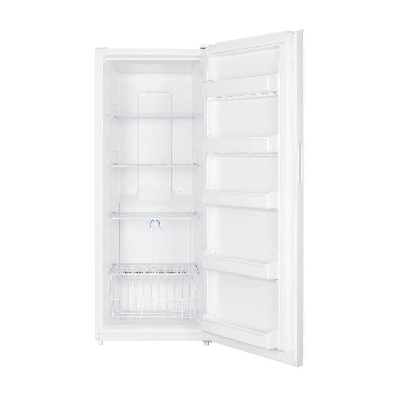 366L Upright Freezer White IMUF366 - Large Capacity Energy Efficient Deep Freezer for Home, Restaurant & Commercial Use - Perfect for Frozen Food Storage, Meal Prep & Bulk Buying