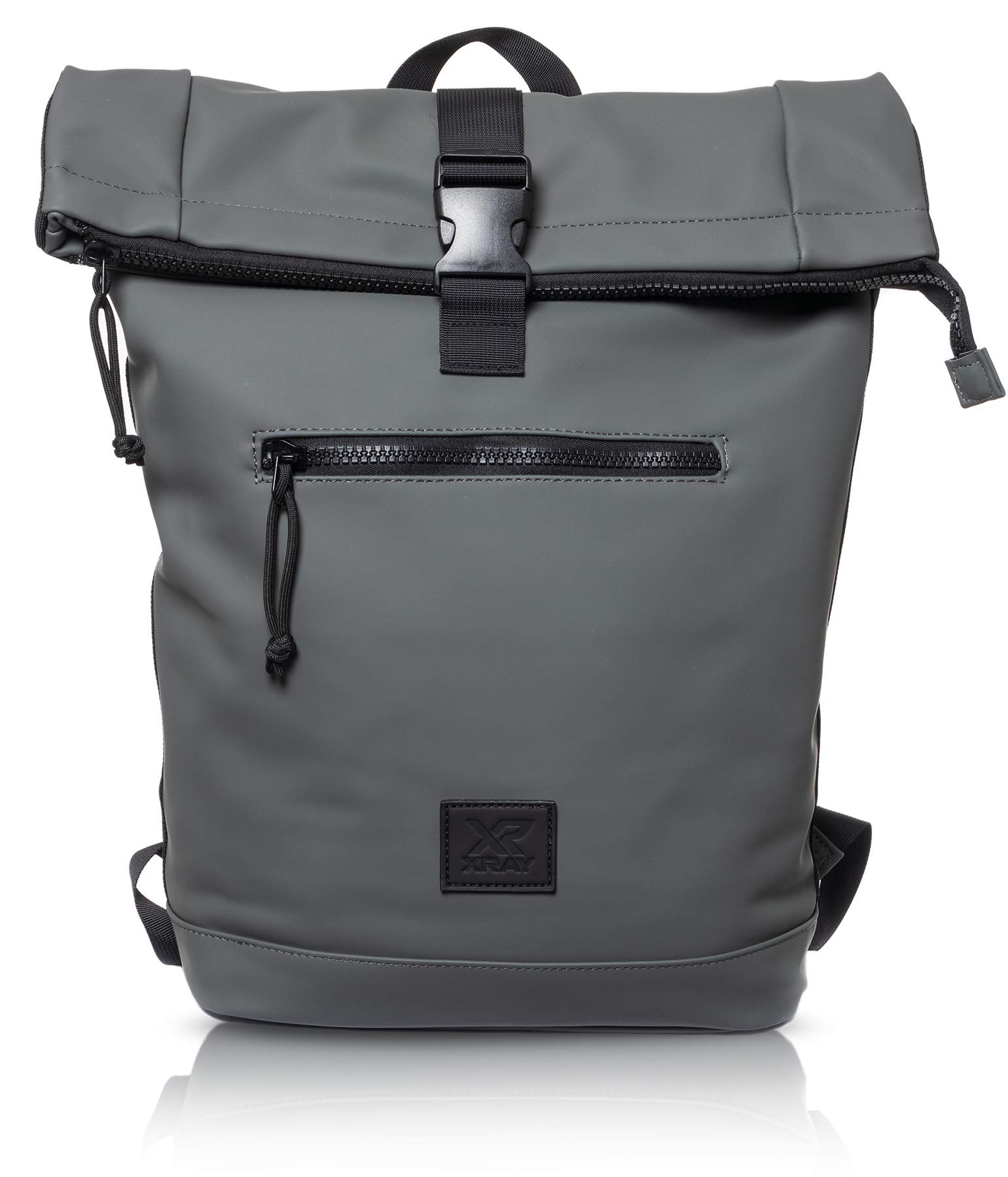 X RAY Expandable Waterproof Roll Top Backpack with Laptop Compartment - Slate Gray | Perfect for Travel, Hiking & Daily Commute