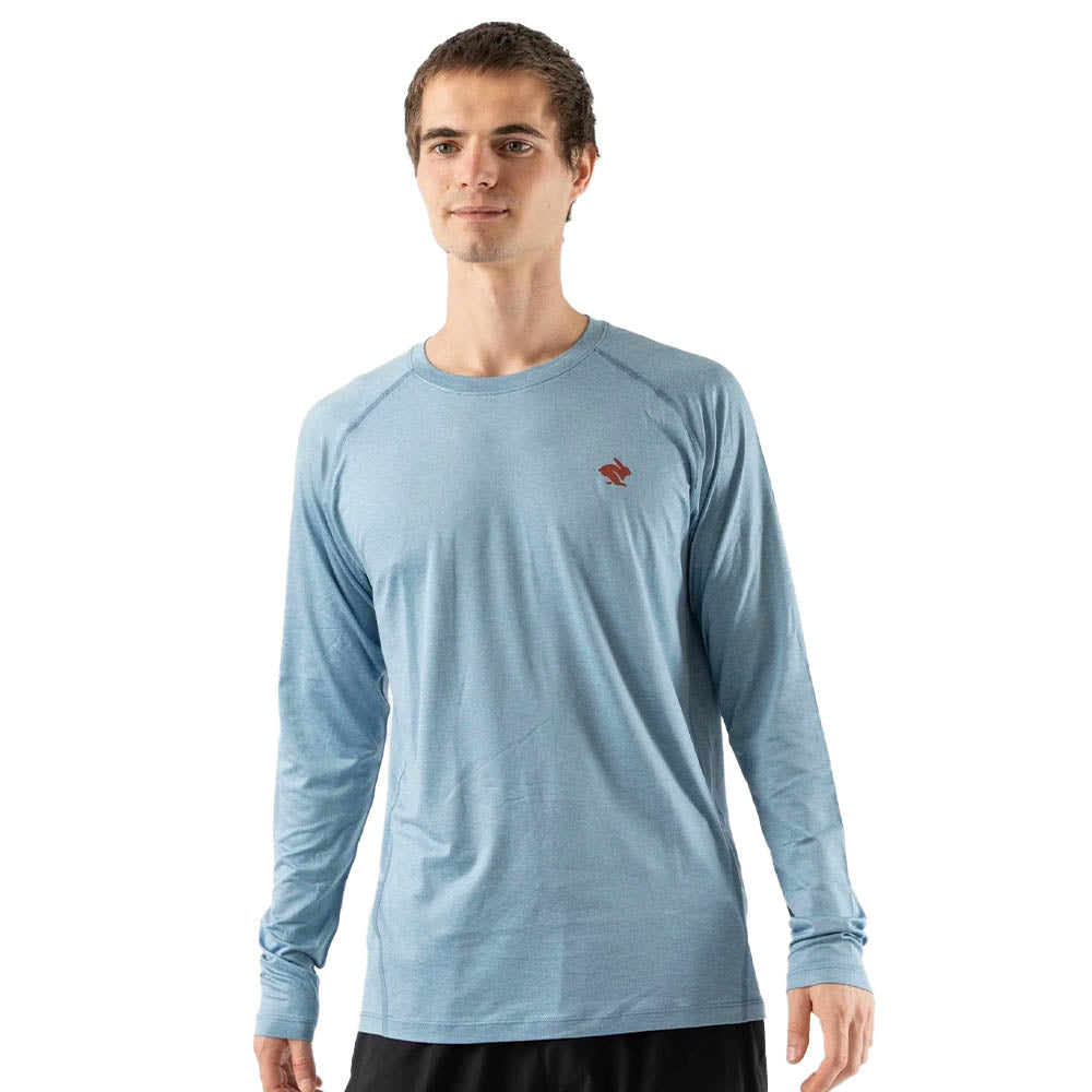 Men's Rabbit EZ Tee Long Sleeve Shirt - Soft Cotton Comfort Fit Casual Top for Everyday Wear | Perfect for Outdoor Activities, Work & Relaxation