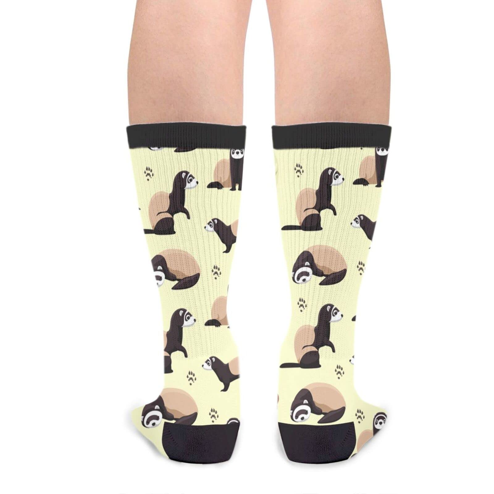 Funny Crazy Novelty Crew Socks for Men & Women - Comfortable Athletic Running Hiking Socks - Perfect for Casual Wear, Sports & Outdoor Adventures