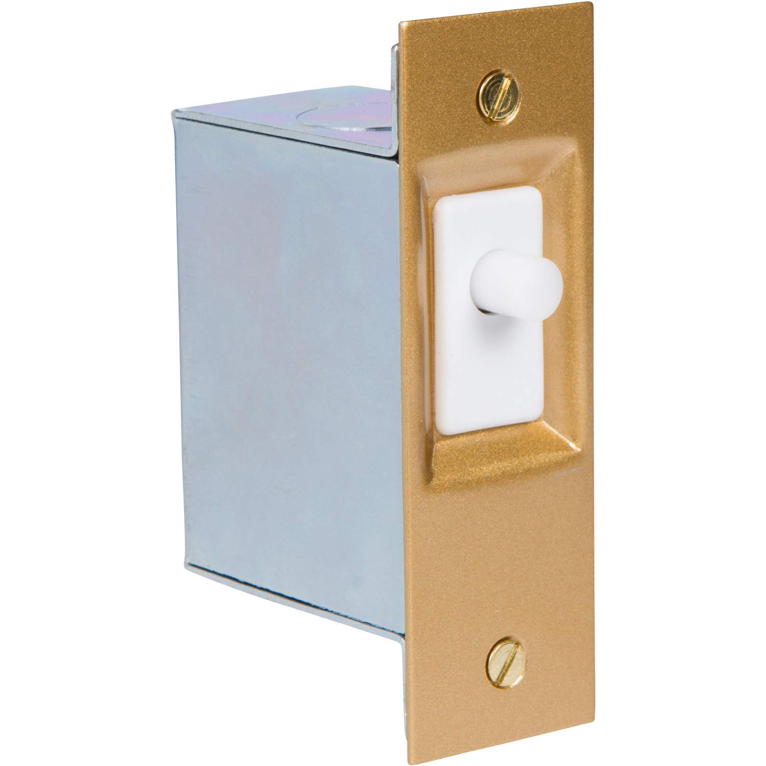 Morris Hands-Free Door Switch - 11 Pack Gold Push Button for Automatic Lighting | Ideal for Homes, Offices & Smart Buildings