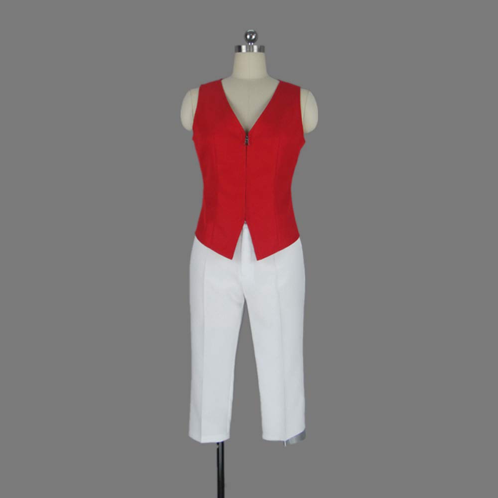 Tsukiuta Procellarum August Haduki You White Uniform Cosplay Costume S002 - Anime Character Outfit for Conventions & Photoshoots