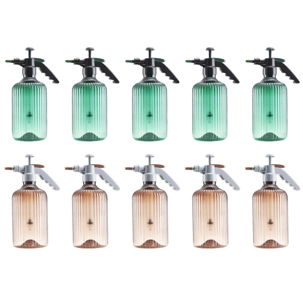 YARDWE 10-Pack Vintage Plant Mister - 2L Plastic Spray Bottles for Indoor & Outdoor Plants | Perfect for Bonsai, Houseplants, Flowers, Avocado & Succulents | Ideal for Gardening, Greenhouses & Home Decor