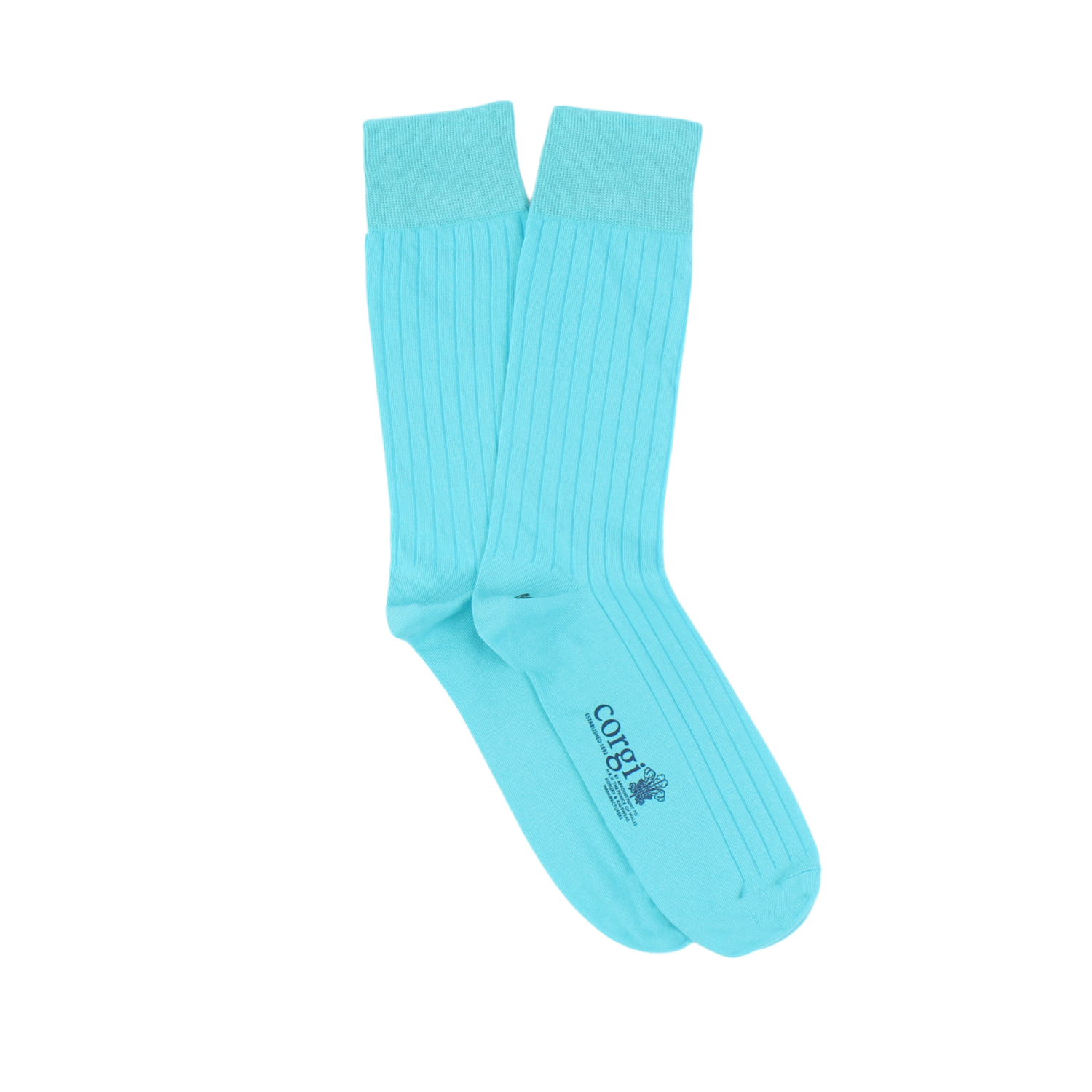 Brecon Ribbed Cotton Socks for Men - Soft & Comfortable Casual & Dress Socks - Perfect for Work, Travel & Everyday Wear