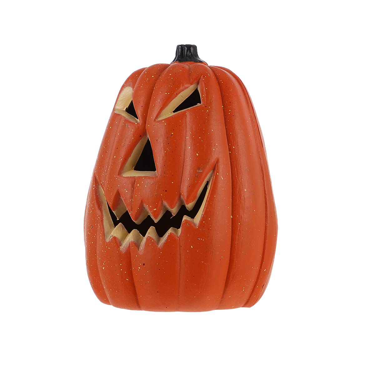 1pc Halloween LED Pumpkin Skull Head Light - Glowing Decorative Lamp for Indoor/Outdoor (Orange) - Perfect for Halloween Party Decor, Haunted House, Yard & Porch Lighting