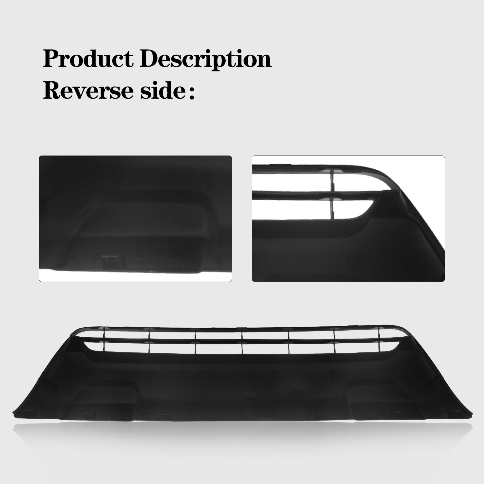 Black Textured Bumper Grille for 2012-2015 Tacoma - Off-Road Upgrade