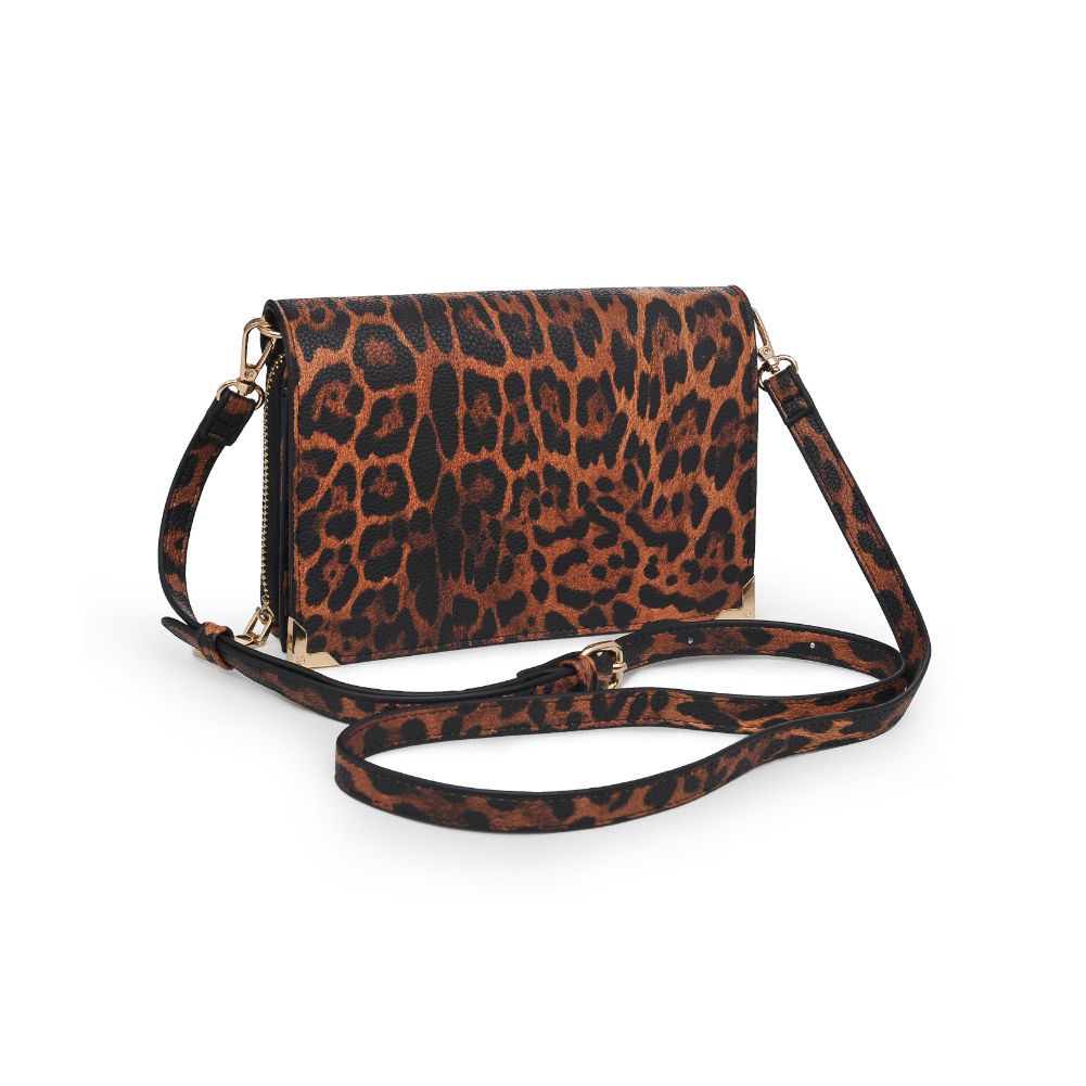 Stylish India Leopard Print Crossbody Bag for Women - Fashionable Shoulder Purse with Adjustable Strap - Perfect for Travel, Shopping & Daily Use
