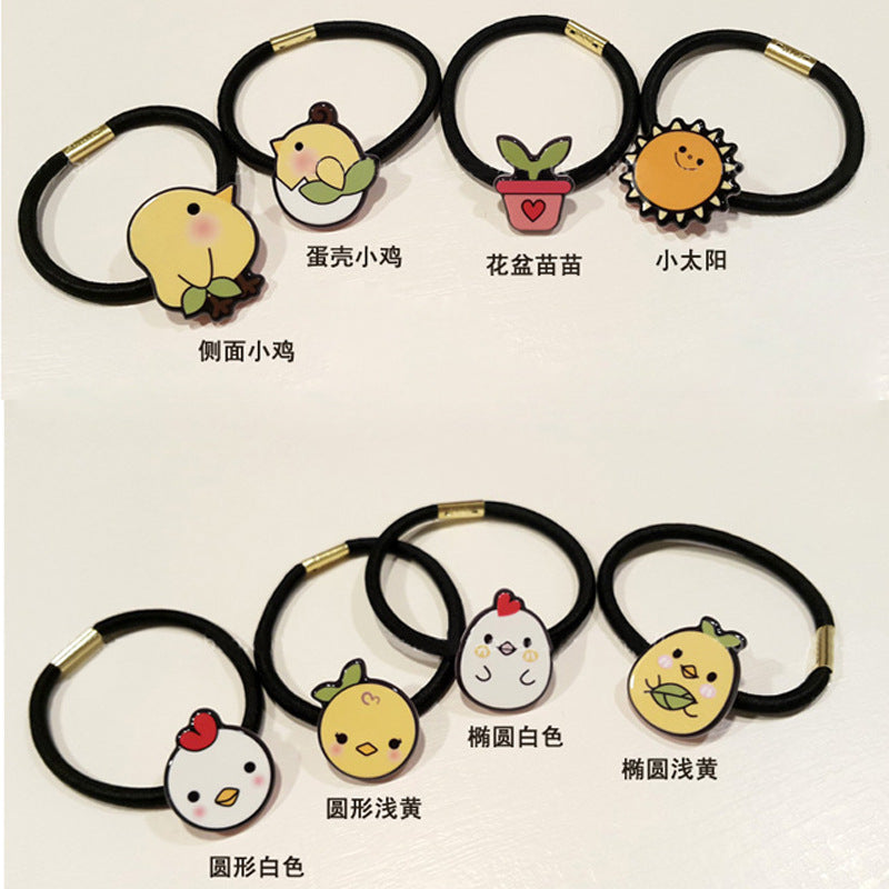 Cute Cartoon Animal Hair Ties - Soft Elastic Hair Bands for Girls, Women & Kids - Perfect for School, Work, Parties & Everyday Use