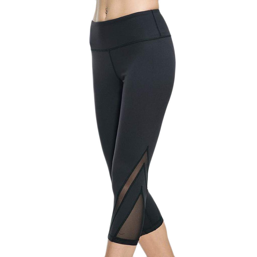 Watonic Women's High Waist Naked Feeling Capris Leggings - Gym Workout, Yoga, Running & Casual Wear