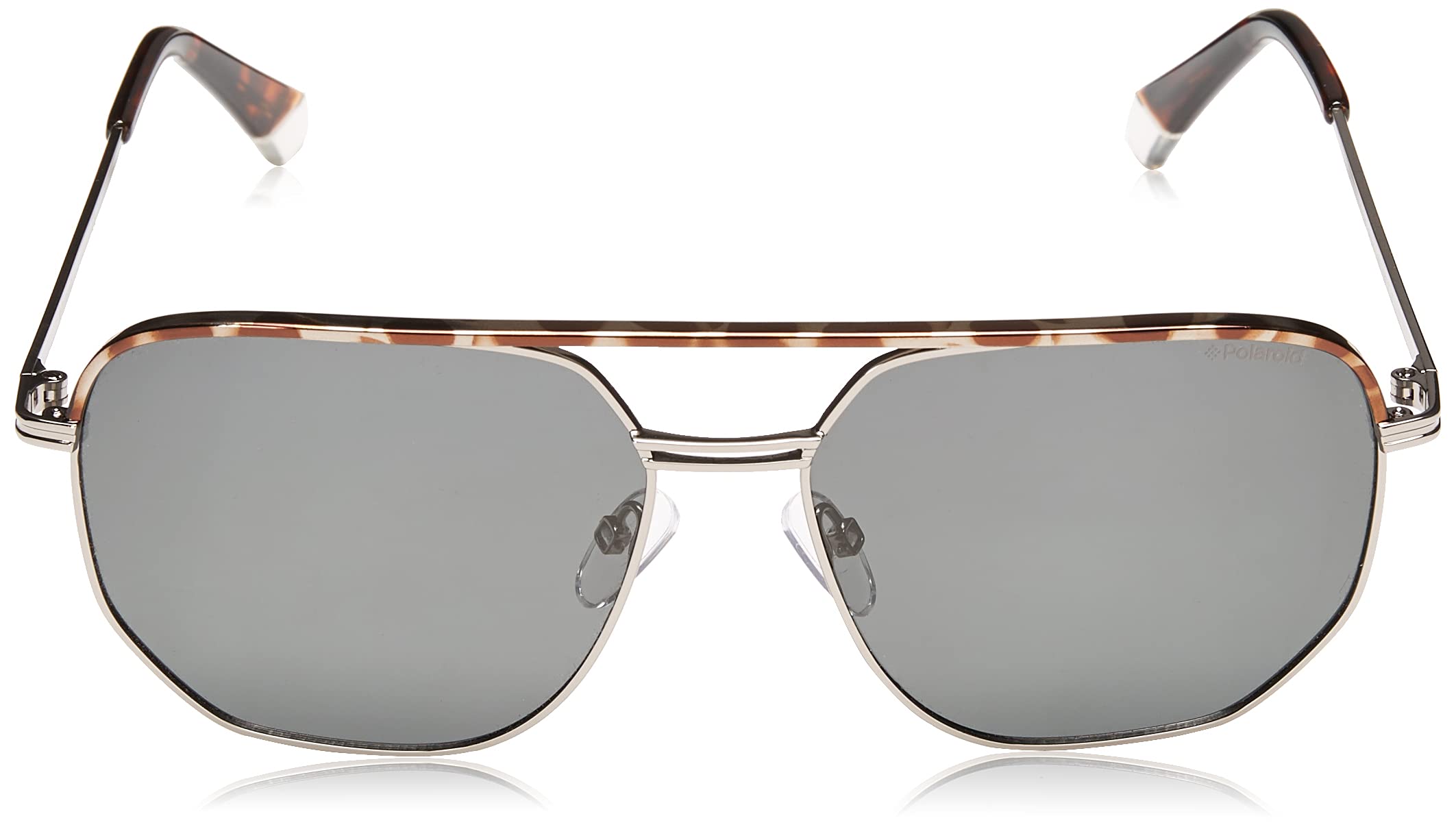 Polarized Navigator Sunglasses for Men - PLD 2090/S/X Polaroid Sunglasses with Ruthenium Havana Frame, 58mm Lens, 15mm Bridge | UV Protection, Driving, Outdoor Sports & Beach Activities