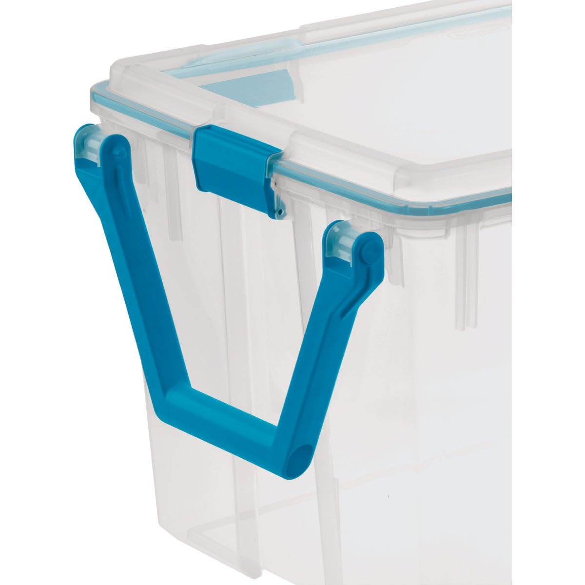 Sterilite 9065156 120 Quart Large Rolling Storage Tote with Wheels, 16.75 x 19.625 x 30.25 Inches - Pack of 333 - Perfect for Home Organization, Garage Storage & Moving Supplies
