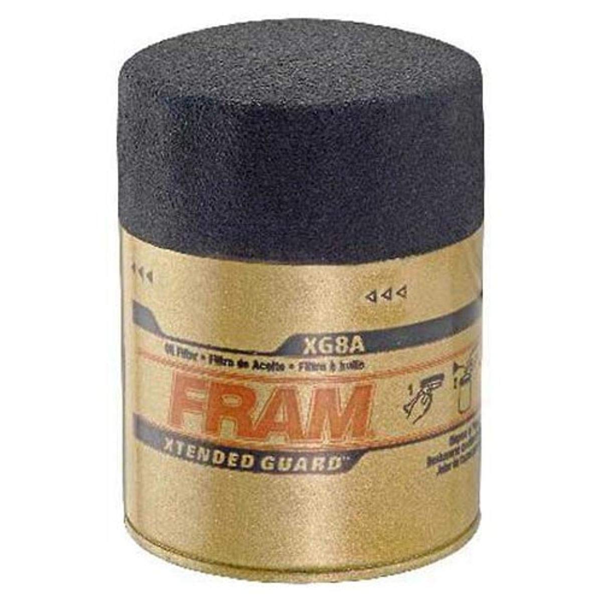 Fram XG8A Extended Guard Spin-On Oil Filter for Passenger Cars - 2 Pack | High-Performance Engine Protection for Sedans, SUVs & Trucks