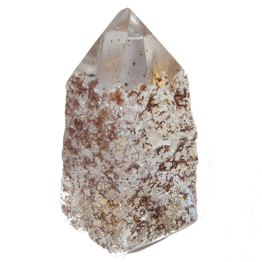 Phantom Quartz Point Wand - Natural Red Magic Clear Crystal for Healing, Meditation & Energy Work - Perfect for Reiki, Chakra Balancing & Spiritual Practices