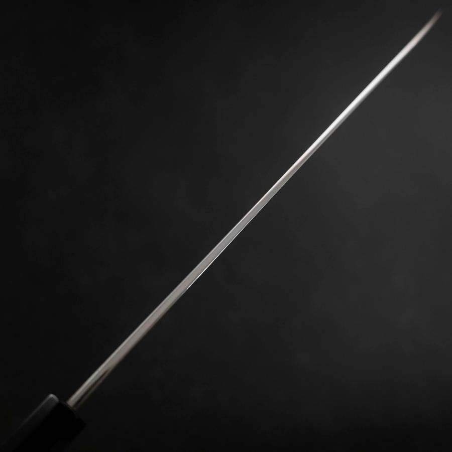 Premium Yanagiba Sushi Knife - Blue Steel #1 Suminagashi Blade with Buffalo Ebony Handle & Sheath - 270mm Japanese Chef Knife for Sushi, Sashimi & Precision Cutting - Perfect for Professional Chefs & Home Cooking Enthusiasts