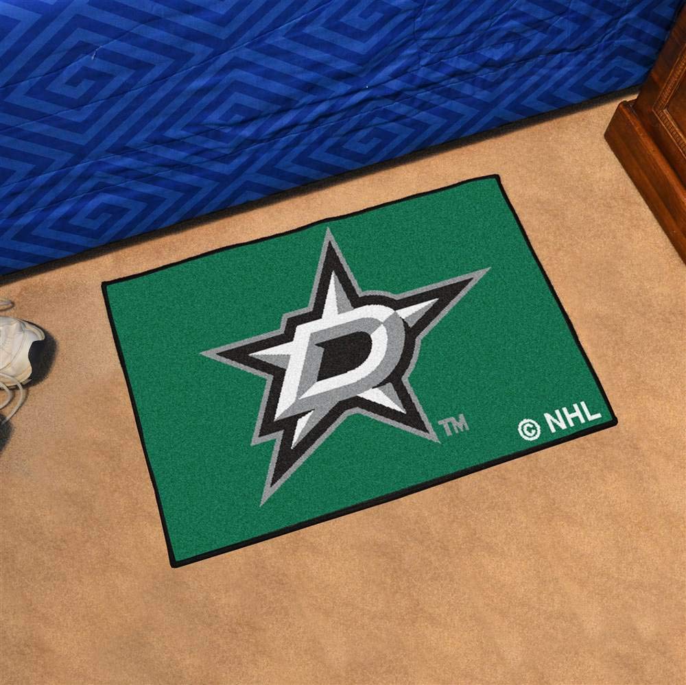 Dallas Stars Starter Fan Mat - Officially Licensed NHL Team Doormat for Home & Office Entrance - Perfect for Sports Fans & Game Day Decor