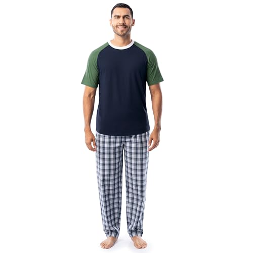 Navy/Green Plaid