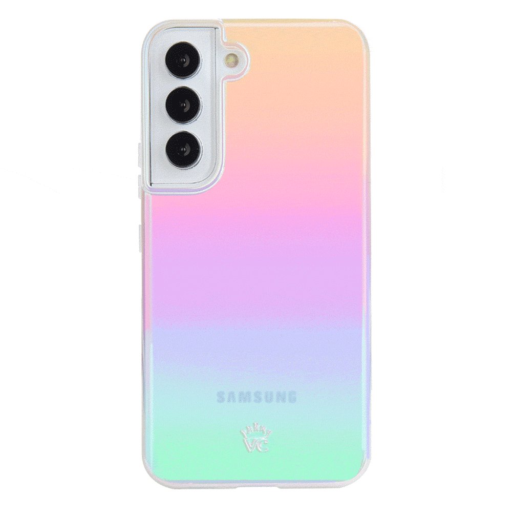 Samsung Galaxy Phone Case with White Opal Design - Slim Protective Cover for Everyday Use, Work, and Travel