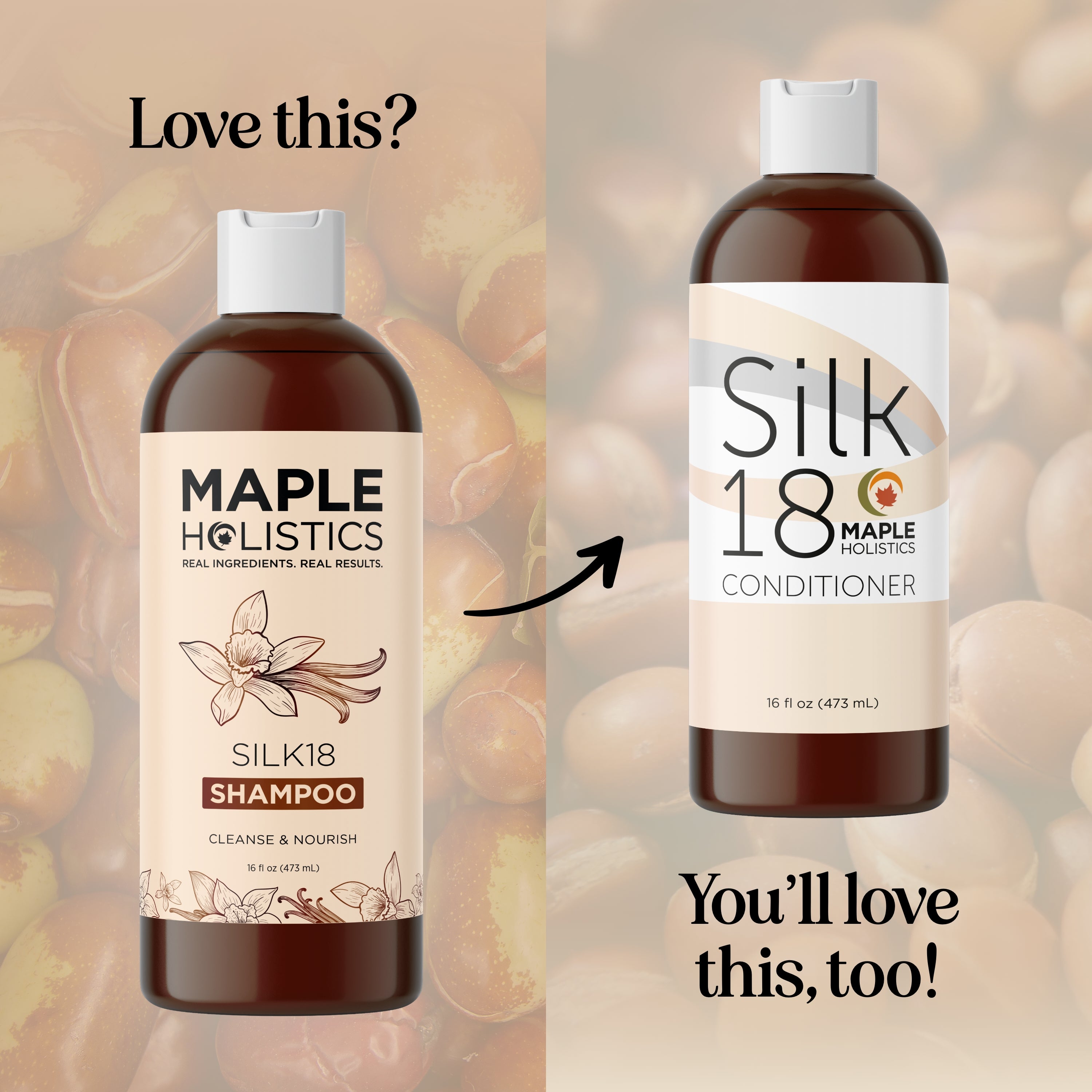 Silk18 Shampoo - Hydrating & Repairing for Damaged Hair - Sulfate Free & Paraben Free - Perfect for Dry, Frizzy & Color-Treated Hair - Salon Quality Hair Care at Home