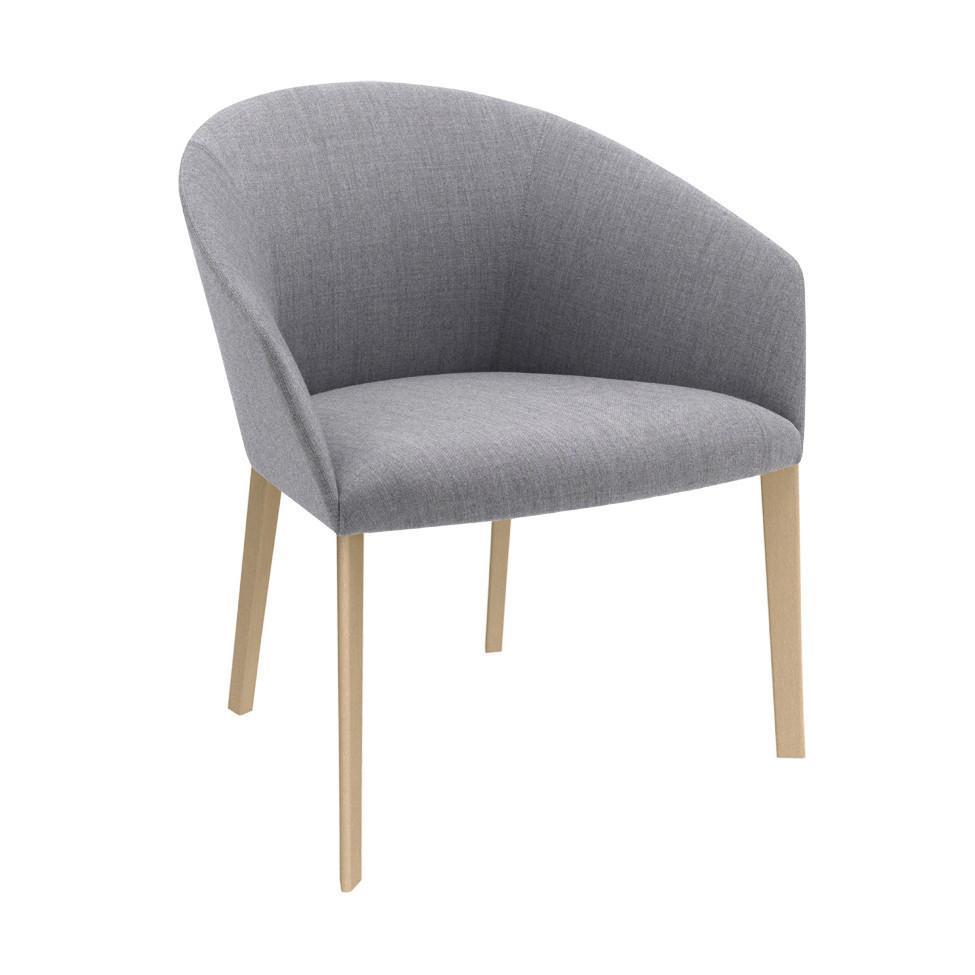 Brandy BU2998 Modern Lounge Chair - Comfortable Accent Chair for Living Room, Bedroom & Office - Stylish Upholstered Armchair with Soft Cushions for Relaxing & Reading