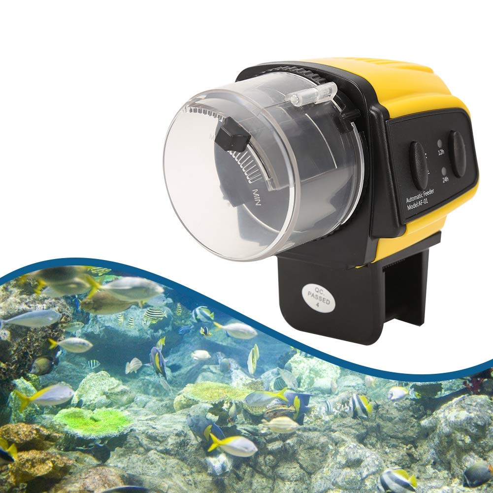 Automatic Digital Fish Feeder with Timer - Smart Aquarium Food Dispenser for Home Fish Tank | Perfect for Vacation & Daily Feeding