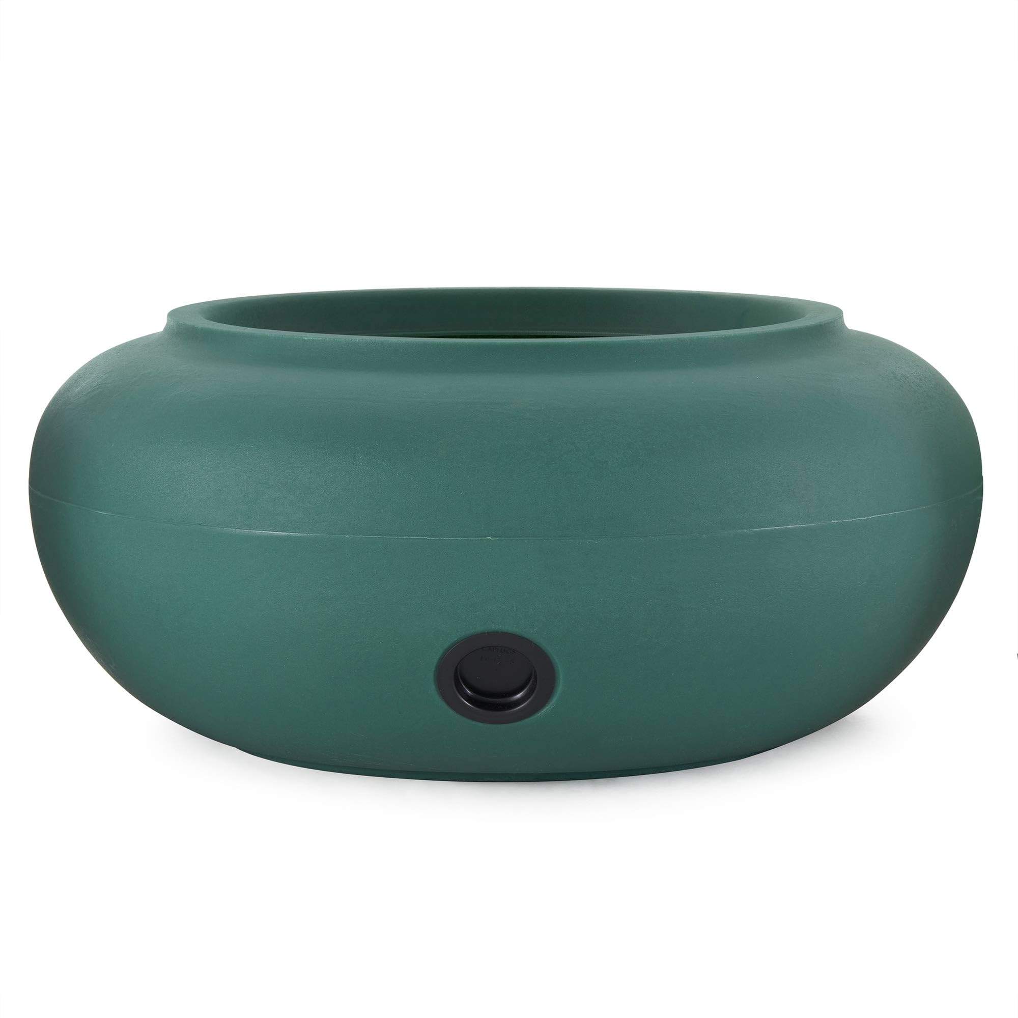 The HC Companies 21 Inch Lightweight Garden Hose Storage Pot - Holds 75 to 100 Ft Hoses, Green (2 Pack) | Perfect for Outdoor Yard, Patio & Garden Organization | Durable & Weather-Resistant Hose Holder for Easy Storage