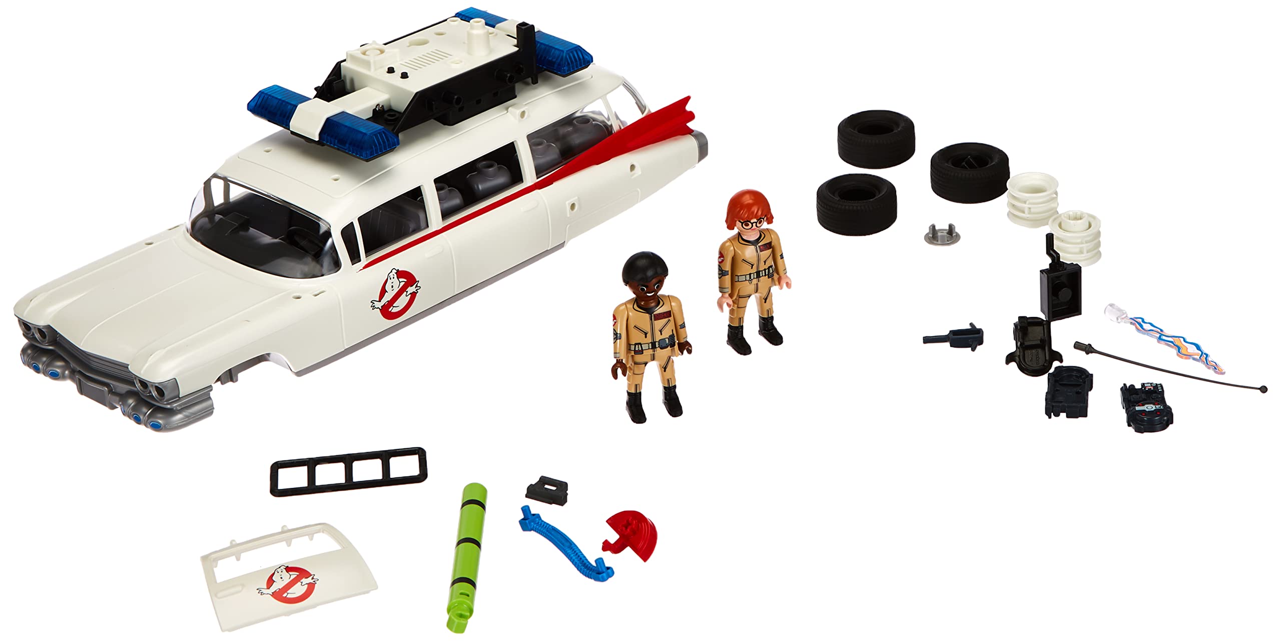 PLAYMOBIL Ghostbusters 9220 Ecto-1 with Light & Sound Module | Collectible Toy Car for Kids Ages 6+ | Perfect for Pretend Play, Birthday Gifts & Ghostbusters Fans
