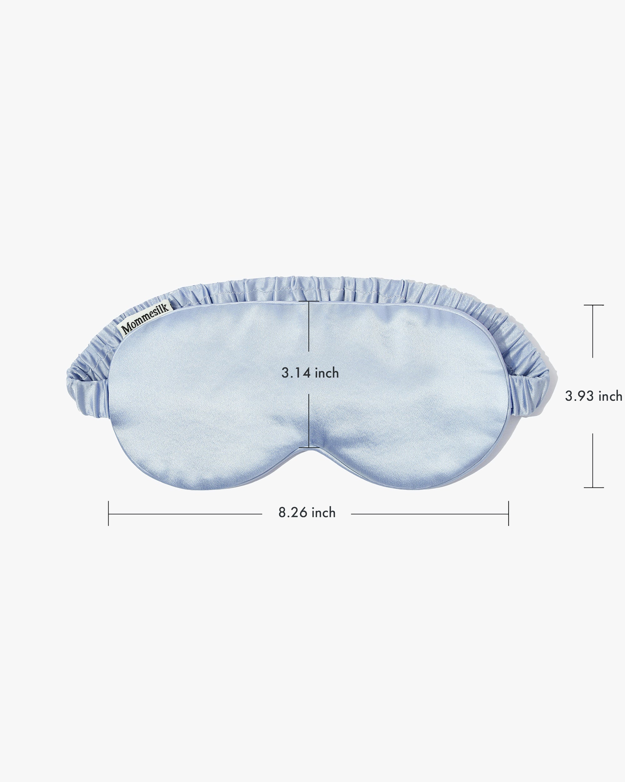 22MM Silk Pillowcase for Hair & Skin Care - Wide Band Sleep Eye Mask for Women & Men - Perfect for Travel, Home & Spa Relaxation