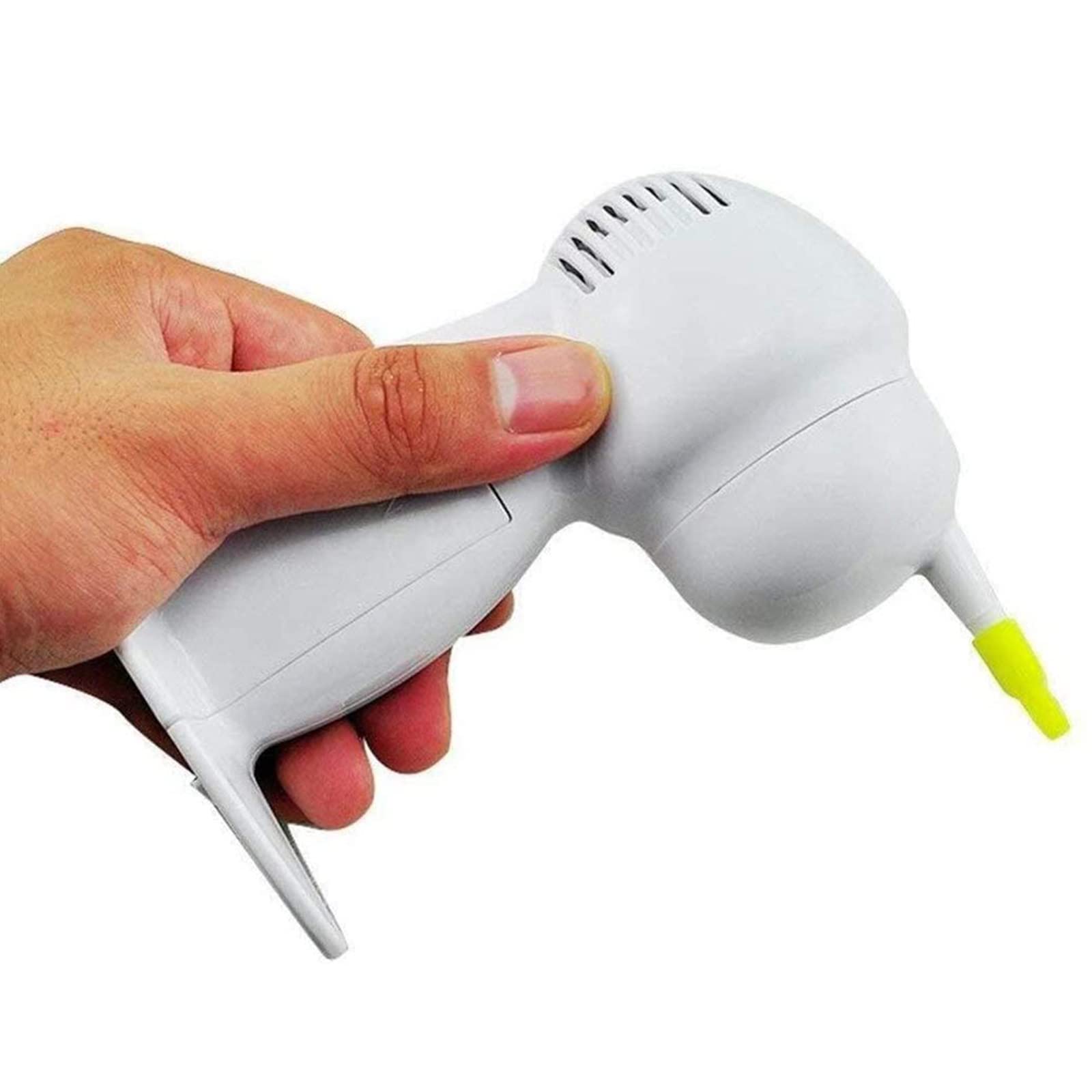 Electric Ear Wax Remover Tool - Safe Vacuum Ear Cleaner for Adults & Kids - Painless Earwax Removal Kit - Perfect for Home Use, Travel & Personal Hygiene Care (Batteries Not Included)