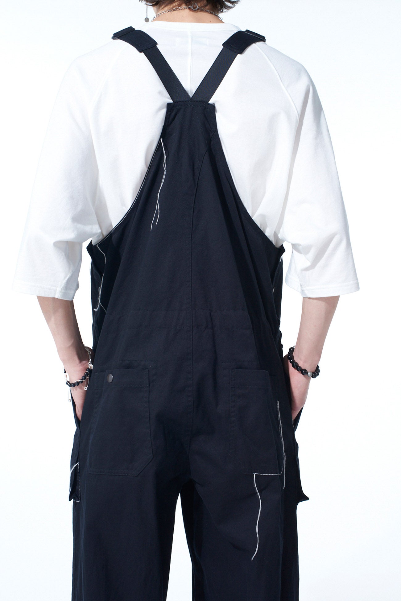 Stylish Cotton Twill Overalls with Color Stitching - Perfect for Casual Wear, Work & Outdoor Activities