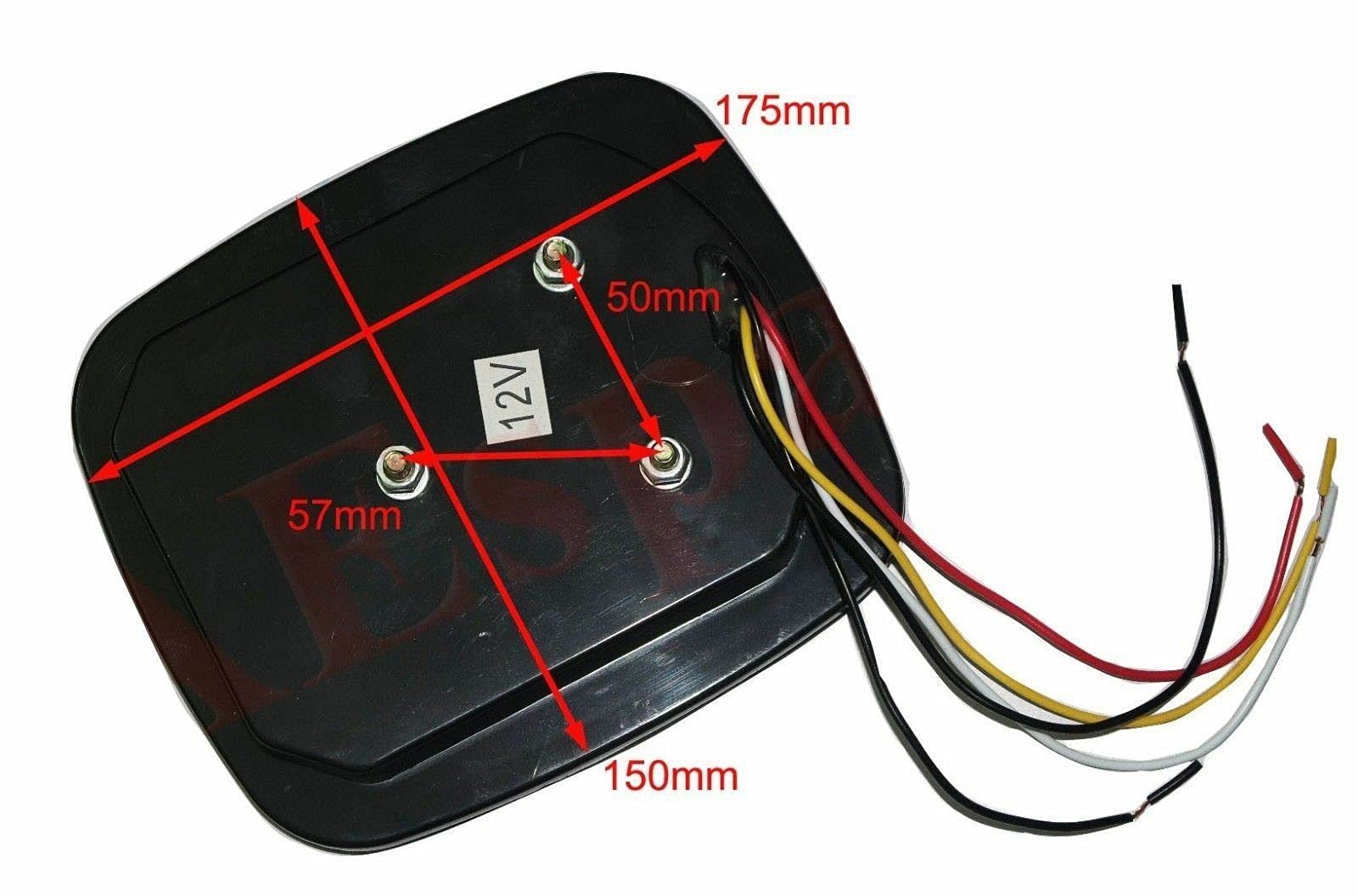 Mahindra Thar CRDe Di MM540 LED Rear Tail Light Lamp - High Brightness, Easy Installation, Durable Replacement - Perfect for Off-Roading & Night Driving