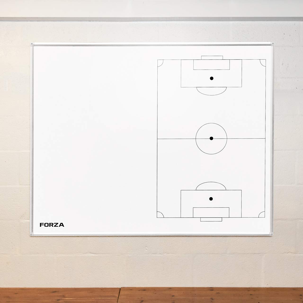 FORZA 5ft x 4ft Magnetic Dry Erase Board - Double-Sided Whiteboard with Wall Mount | Includes Magnetic Markers, Pens & Eraser | Perfect for Office Meetings, Classroom Teaching & Home Organization